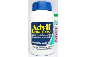 Viên uống giảm đau hạ sốt Advil Liqui Gels chai 120 viên nang mềm của Mỹ chứa Ibuprofen 200mg