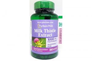 Viên uống bổ gan Milk Thistle Extract 1000 mg chai 180 viên hãng Puritan’s Pride từ Mỹ