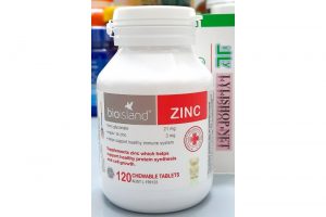 Bổ sung kẽm cho bé bio island zinc chai 120 viên từ Úc
