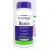 Natrol Biotin 10000 mcg chai 100 viên từ Mỹ giúp mọc tóc
