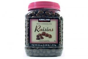 Chocolate Nho Kirkland hộp 1.53kg từ Mỹ