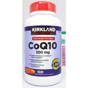 Coq10 300mg của Kirkland hộp 100 viên từ Mỹ phòng đột quy, bệnh tim mạch
