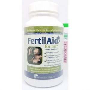 FertilAid for Men chai 90 viên capsules hãng Fairhaven Health từ Mỹ. Hỗ trợ sinh sản Nam