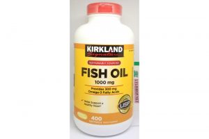 Kirkland Fish Oil Omega3 1000mg 400 viên. Tinh dầu cá DHA từ Mỹ