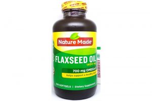 Dầu hạt lanh Flaxseed Oil 1400mg Omega 369 Chai 300 viên hãng Nature Made từ Mỹ