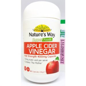 Viên uống giảm cân Apple Cider Vinegar Diet chai 60 viên hãng Nature's Way từ Úc