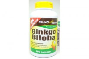 Ginkgo Biloba 500mg hộp 180 viên hãng Mason Natural - Hoạt huyết dưỡng não của Mỹ