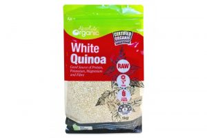 Hạt diêm mạch White Quinoa Absolute Organic bịch 1kg từ Úc