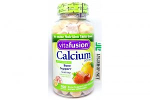 Kẹo dẻo bổ sung canxi cho người lớn Vitafusion Gummy Calcium 500mg 100 viên của Mỹ
