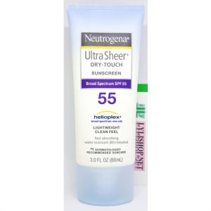 Kem Chống Nắng Neutrogena Ultra Sheer Dry Touch Sunscreen SPF 55 tuýp 88ml từ Mỹ