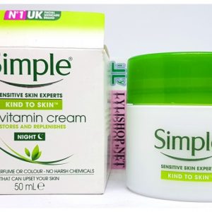 Kem Dưỡng Ban Đêm Simple Kind To Skin Vital Vitamin Night hủ 50ml từ Anh