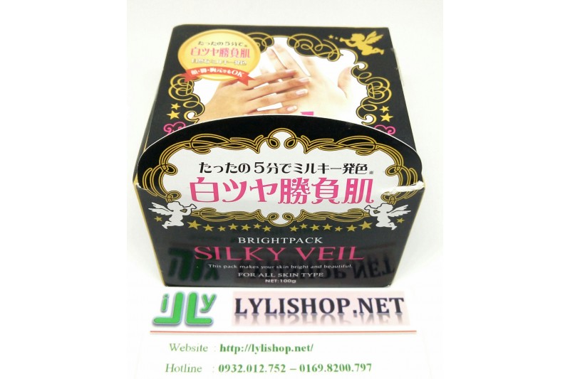 Kem Dưỡng Trắng Da Silky Veil Bright Pack hộp 100g từ Nhật Bản