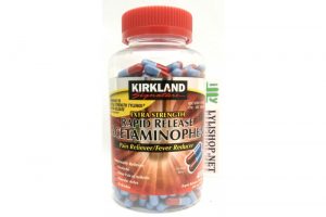 Kirkland Extra Strength Rapid Release Acetaminophen 500mg chai 400 viên từ Mỹ