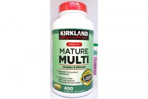 Viên bổ tổng hợp Vitamin cho người trên 50 tuổi Kirkland Signature Mature Multi chai 400 viên từ Mỹ