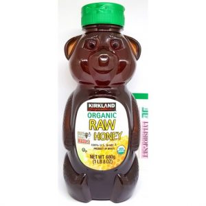 Mật Ong Kirkland Signature Organic Raw Honey Chai 680g từ Mỹ