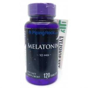 Melatonin 10mg hãng Pipingrock chai 120 viên. Hỗ Trợ Mất Ngủ, Giúp Ngủ Ngon