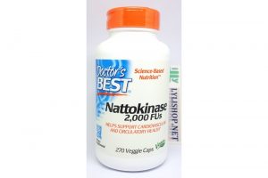 Viên uống Nattokinase 2000 Fus chai 270 viên của hãng Doctor’s Best từ Mỹ