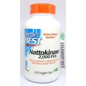 Viên uống Nattokinase 2000 Fus chai 270 viên của hãng Doctor’s Best từ Mỹ