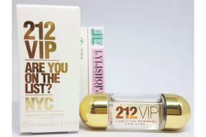 Nước hoa mini nữ 212 VIP NYC CAROLINA HERRERA Eau de Parfum chai 5 ml màu TRẮNG chính hãng