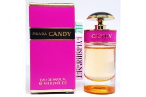 Nước hoa mini PRADA CANDY Eau de Parfum chai 7 ml màu HỒNG chính hãng