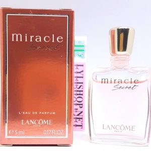 Nước hoa nữ mini MIRACLE SECRET LANCÔME PARIS L’Eau de Parfum chai 5 ml chính hãng