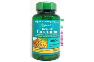 Tinh chất nghệ vàng Puritan's Pride Turmeric Curcumin 1000 mg chai 60 viên từ Mỹ