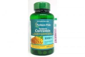 Tinh chất nghệ vàng Puritan Pride Turmeric Curcumin 1000 mg chai 60 viên từ Mỹ (Mẫu mới)