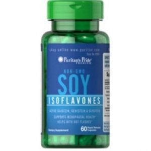 Tinh chất mầm Đậu Nành Soy Isoflavones 750 mg hộp 60 viên Puritan's Pride giảm bốc hỏa ở phụ nữ