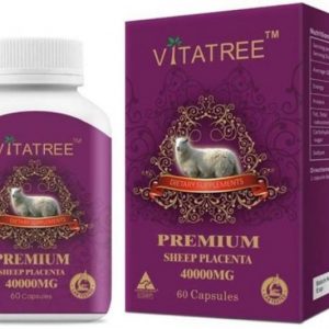 Nhau thai cừu Vitatree Sheep Placenta 40000mg hộp 60 viên cho làn da tươi trẻ, chống xạm nám