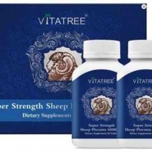 Nhau thai cừu Vitatree 60000mg hộp 120 viên nhập từ Úc. Cho làn da trở về tuổi đôi mươi