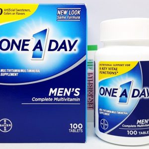 One a day men's hãng Bayer hộp 100 viên từ Mỹ - Vitamin tổng hợp cho nam giới dưới 50
