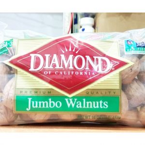 Quả Óc Chó Nguyên Vỏ Walnuts Diamond California bịch 453g từ Mỹ