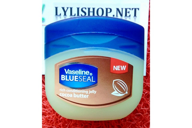 Sáp dưỡng ẩm Vaseline Blueseal Cocoa Butter lọ 50ml từ Mỹ