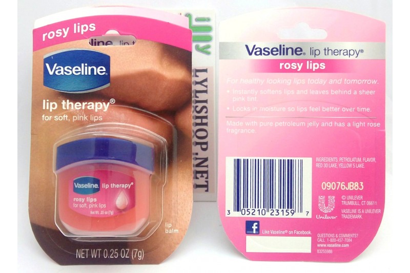 Sáp Dưỡng Môi màu Vaseline Lip Therapy Rosy lips - 7g từ Mỹ