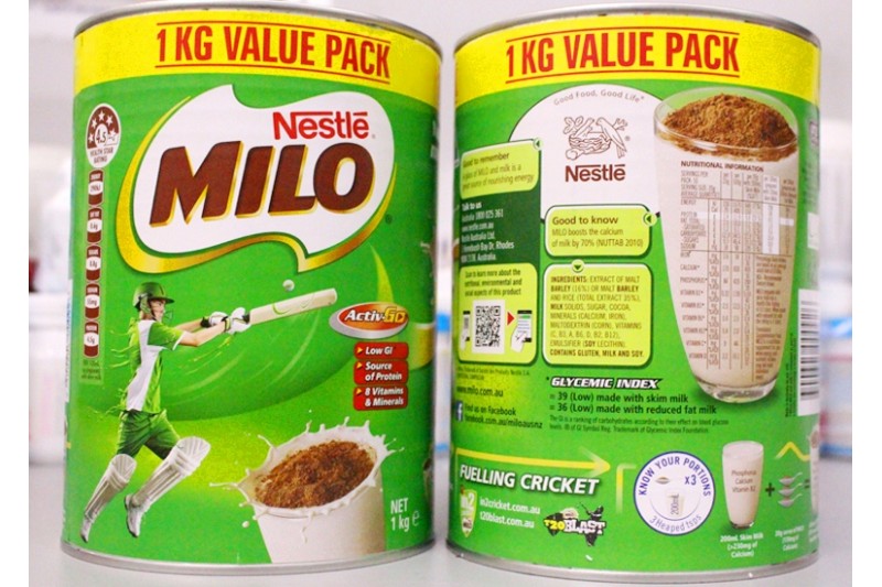 Sữa bột Milo hộp 1kg từ Úc