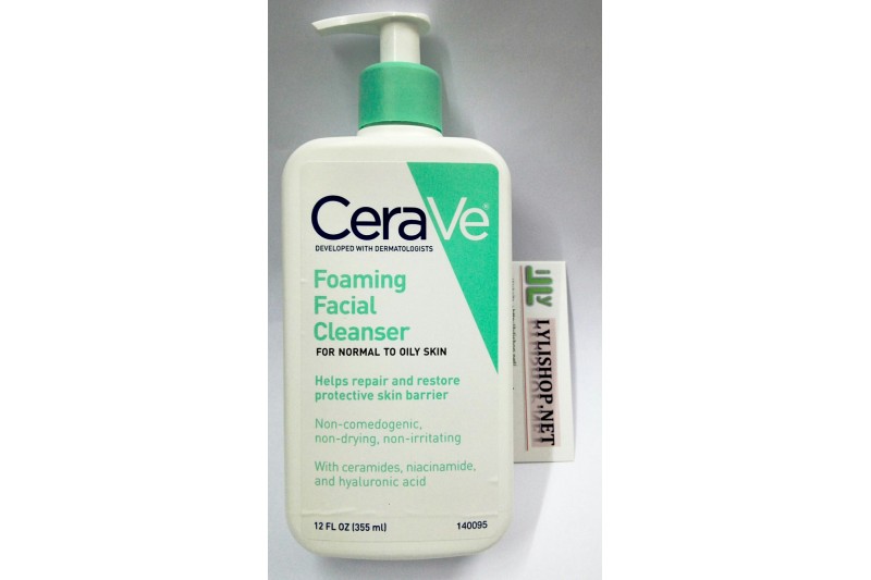 Sữa rửa mặt Cerave Foaming Facial Cleanser 355ml của Mỹ