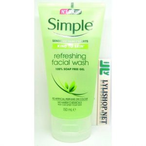 Sữa rửa mặt dạng gel - Simple Kind To Skin Refreshing Facial Wash 150ml từ Anh