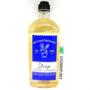 Sữa tắm Aromatherapy mùi Sleep mùi Lavender và Cedarwood hãng Bath & Body Works 295ml từ Mỹ