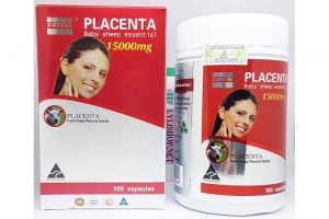 Viên nhau thai cừu Placenta 15000mg hộp 100 viên của Úc Công ty có tem