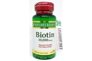 Viên uống Biotin 10000mcg chai 120 viên hãng Nature Bounty từ Mỹ