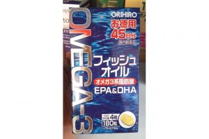 Viên uống Dầu cá Omega 3, EPA & DHA Orihiro hộp 180 viên từ Nhật Bản
