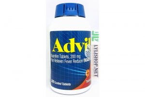 Viên uống giảm đau hạ sốt Advil 300 viên của Mỹ chứa Ibuprofen 200mg