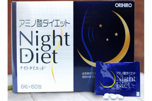 Viên Uống Giảm Cân Night Diet Orihiro hộp 60 gói (6 viên) từ Nhật