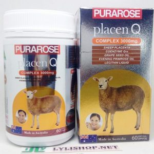 Viên uống nhau thai cừu của Úc PuraRose Placen Q hộp 60 viên từ Úc