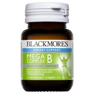 Vitamin B Tổng Hợp Mega B Complex chai 31 viên hãng Blackmores từ Úc