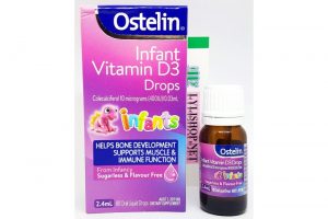 Bổ Sung Vitamin D3 dạng giọt Ostelin Infant Vitamin D3 Drops chai 2.4ml từ Úc