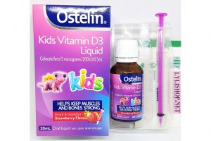 Bổ sung Vitamin D3 dạng nước cho trẻ Ostelin Kids Vitamin D3 Liquid chai 20ml từ Úc