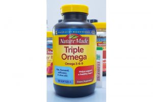 Nature Made Triple Omega 369 chai 180 viên từ Mỹ bổ cho não và tim mạch