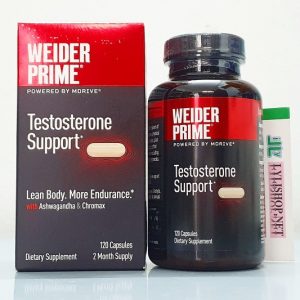 Weider Prime Healthy Testosterone For Men 120 viên từ Mỹ. Thuốc tăng Hóc Môn cho nam