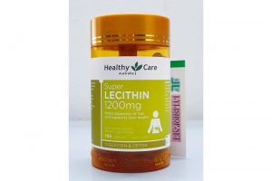 Mầm đậu nành Super Lecithin 1200 mg chai 100 viên hãng Healthy Care từ Úc